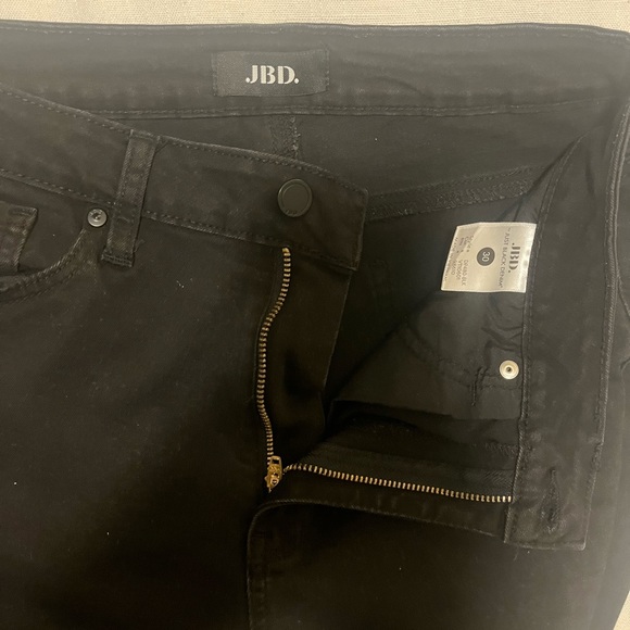 Just Black Denim Black Flare Jeans - Picture 2 of 3